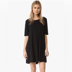 NWT Wilt Trapeze Tee Dress in Black size Small retailed $158